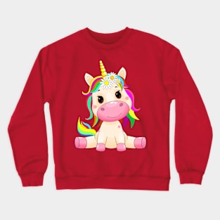 cute unicorn Crewneck Sweatshirt